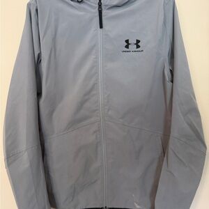 Under Armour Light Gray Hooded Jacket